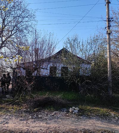 Будинок з вулиці після окупації.