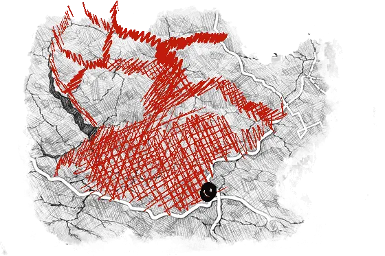 Map layer: advancing front