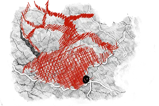 Map layer: continued advance